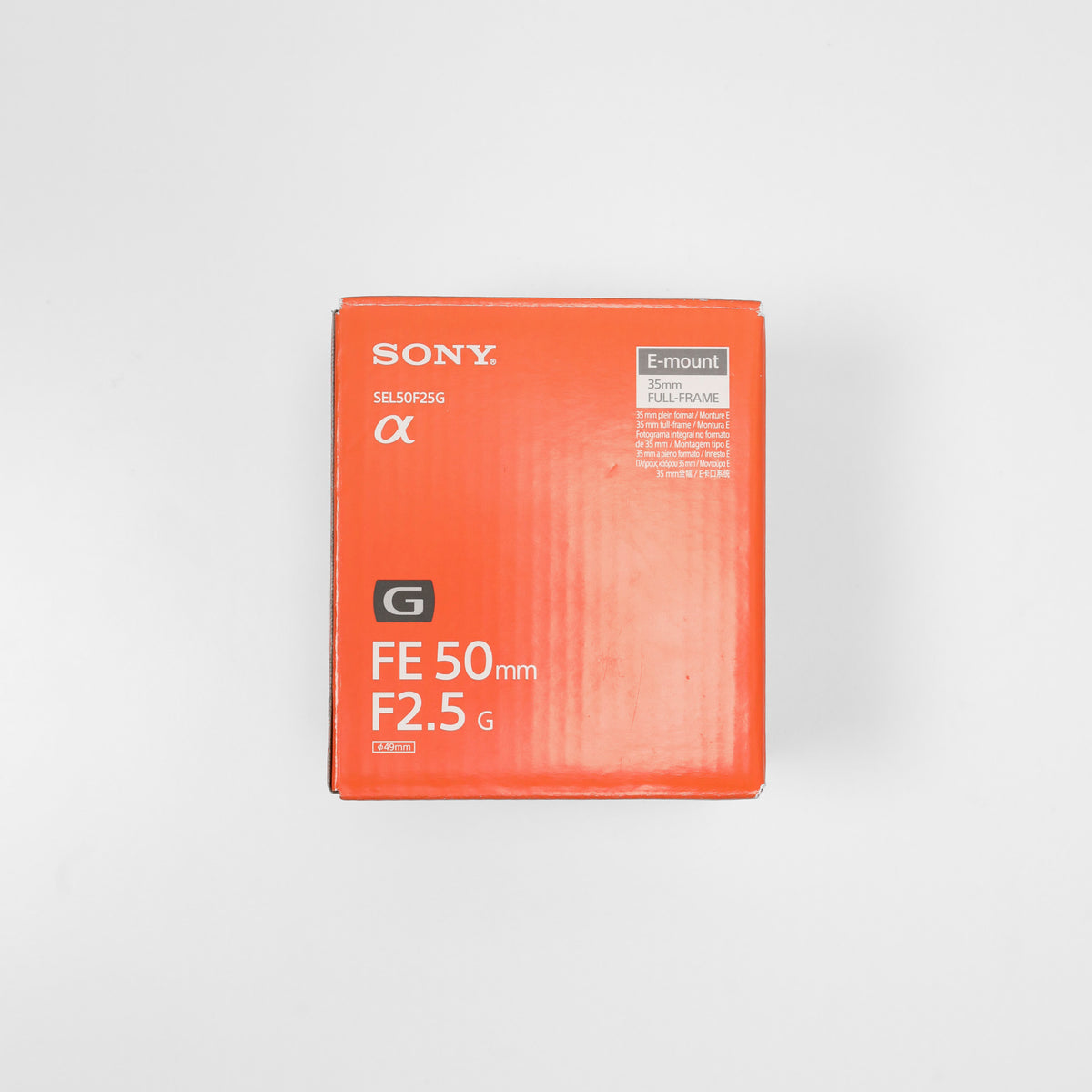 [Like New] - Sony FE 50mm F2.5 G